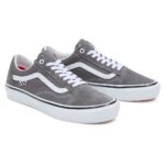 VANS SKATE OLD SKOOL SHOES PEWTER WHITE - Image 4