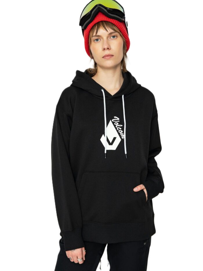 VOLCOM CORE HYDRO WOMEN HOODIE BLACK - Image 4