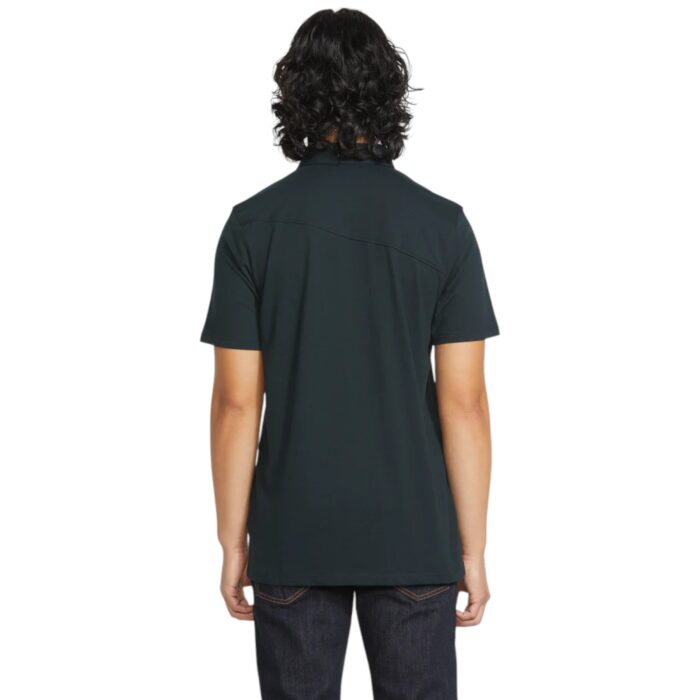VOLCOM WOWZER POLO T-SHIRT BLACK - Image 2