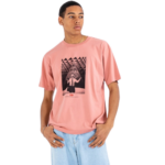 OBEY CONFORMITY TRANCE ORGANIC PIGMENT DYED T-SHIRT PIGMENT PINK AMETHYST - Image 4