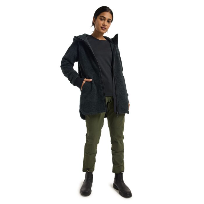 BURTON MINXY FULL ZIP FLEECE TRUE BLACK SHERPA - Image 5