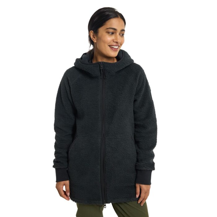 BURTON MINXY FULL ZIP FLEECE TRUE BLACK SHERPA - Image 2