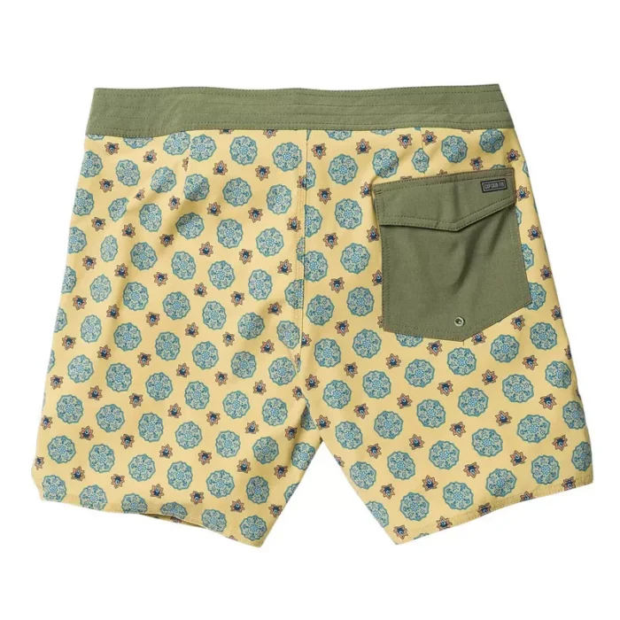 CAPTAIN FINN VOYAGER PAISLEY BOARDSHORT MINERAL YELLOW - Image 2