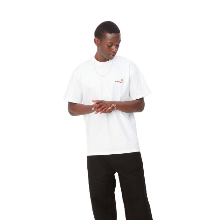 CARHARTT WIP AMERICAN SCRIPT T-SHIRT WHITE - Image 3