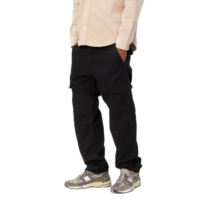 CARHARTT WIP AVIATION PANT BLACK RINSED - Image 3