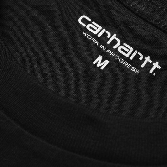 CARHARTT WIP BASE T-SHIRT BLACK WHITE - Image 4