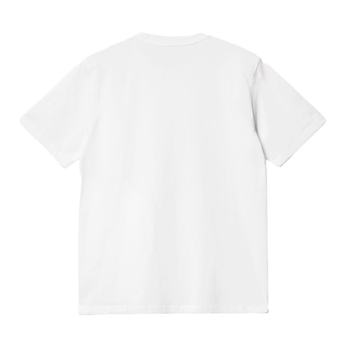 CARHARTT WIP BASE T-SHIRT WHITE BLACK - Image 2