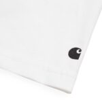 CARHARTT WIP BASE T-SHIRT WHITE BLACK - Image 3