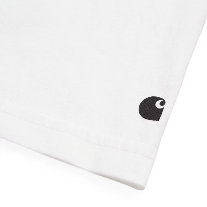 CARHARTT WIP BASE T-SHIRT WHITE BLACK - Image 3