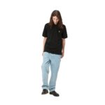 CARHARTT WIP CHASE PIQUE POLO BLACK GOLD - Image 5