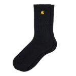 CARHARTT WIP CHASE SOCKS BLACK GOLD