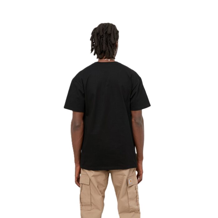 CARHARTT WIP CHASE T-SHIRT BLACK GOLD - Image 6