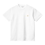 CARHARTT WIP CHASE T-SHIRT WHITE GOLD