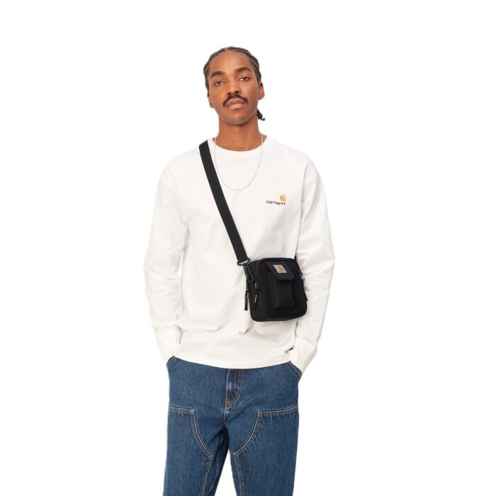 CARHARTT WIP ESSENTIALS BAG SMALL BLACK - Image 6