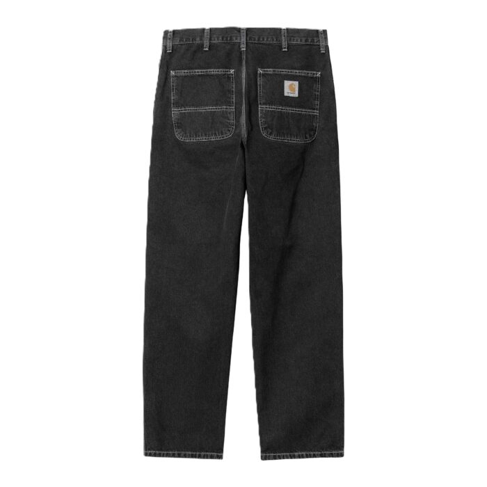 CARHARTT WIP SIMPLE PANT BLACK STONE WASHED - Image 6