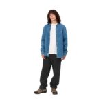 CARHARTT WIP SINGLE KNEE PANT BLACK STONE WASHED - Εικόνα 3