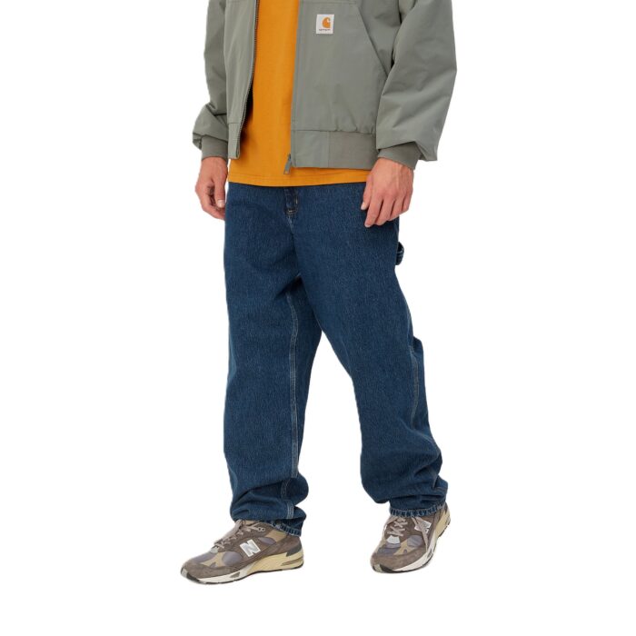 CARHARTT WIP SINGLE KNEE PANT BLUE STONE WASHED - Image 3