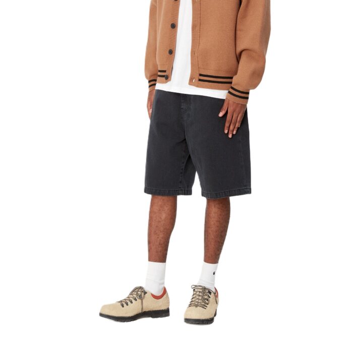 CARHARTT WIP LANDON SHORT BLACK STONE WASHED - Image 2