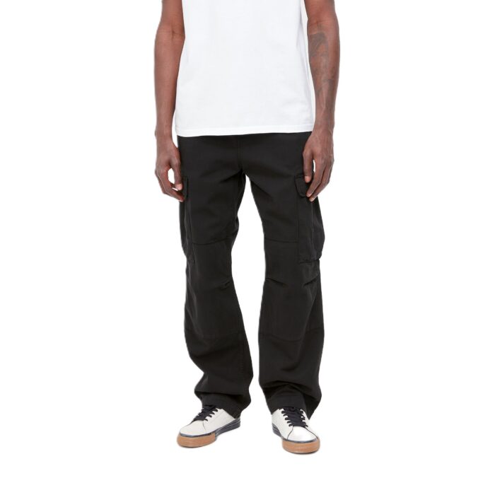 CARHARTT WIP REGULAR CARGO PANT BLACK GARMENT DYED - Image 3