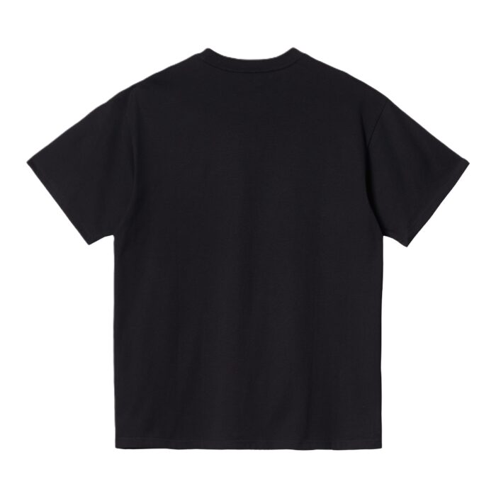 CARHARTT WIP SCRIPT EMBROIDERY T-SHIRT BLACK WHITE - Image 2