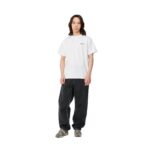 CARHARTT WIP SCRIPT EMBROIDERY T-SHIRT WHITE BLACK - Image 5
