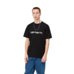 CARHARTT WIP SCRIPT T-SHIRT BLACK WHITE - Image 4