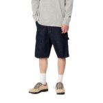 CARHARTT WIP SINGLE KNEE SHORT BLUE RINSED