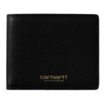 CARHARTT WIP VEGAS BILLFOLD WALLET BLACK