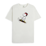 CARIUMA X PEANUTS KICKFLIP SNOOPY T-SHIRT OFF WHITE