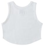 DC BOYFRIEND WOMEN CROP TANK WHITE - Image 2