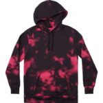 DC CLOUDIE HOODIE BLACK FUCHSIA HALFTONE SMOKE - Image 5