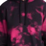 DC CLOUDIE HOODIE BLACK FUCHSIA HALFTONE SMOKE - Image 6