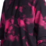 DC CLOUDIE HOODIE BLACK FUCHSIA HALFTONE SMOKE - Image 7