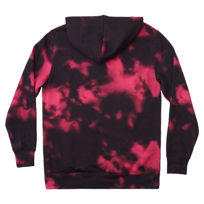 DC CLOUDIE HOODIE BLACK FUCHSIA HALFTONE SMOKE - Image 8