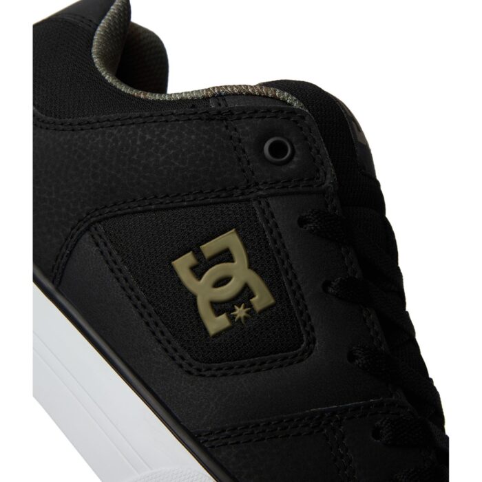 DC PURE SHOES BLACK BLACK GREEN - Image 6
