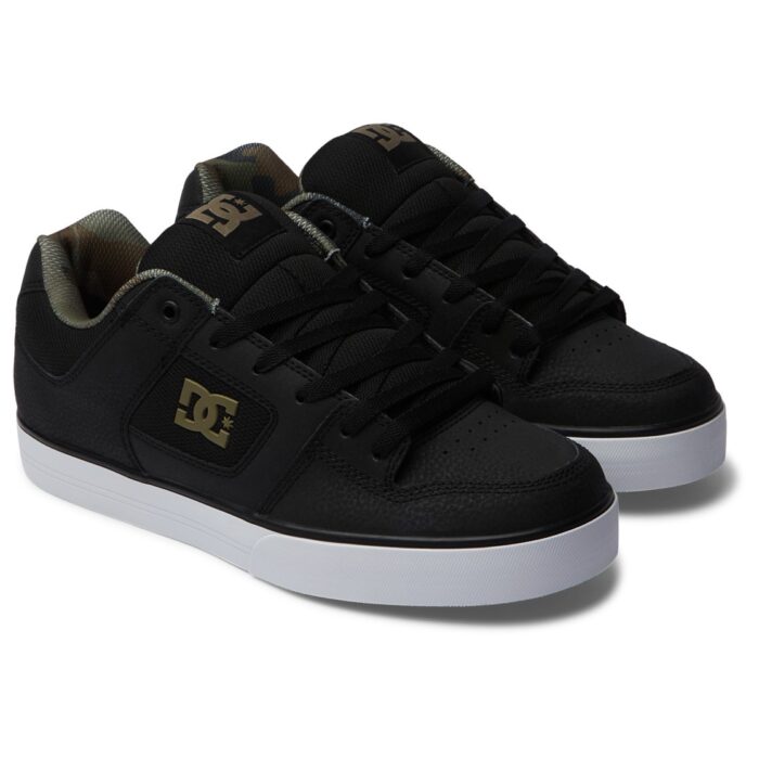 DC PURE SHOES BLACK BLACK GREEN - Image 8