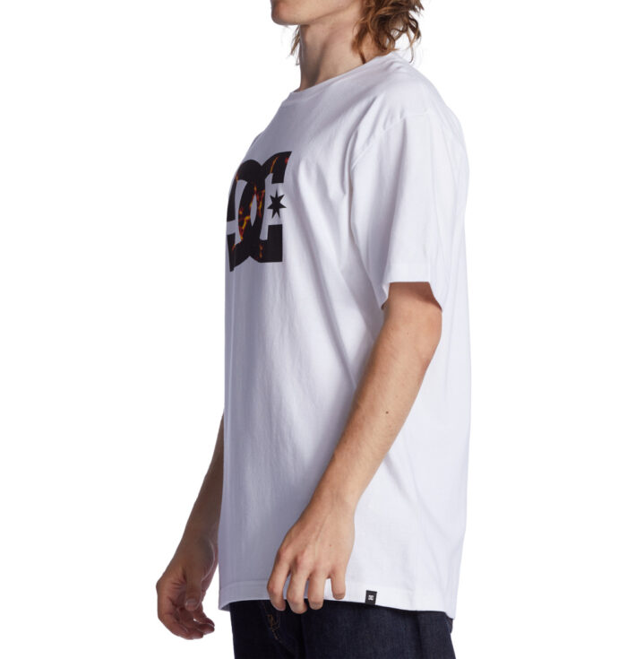 DC STAR FILL T-SHIRT WHITE FIRE - Image 5