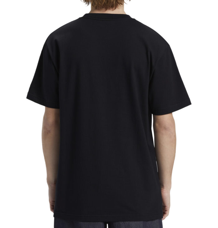 DC STAR T-SHIRT BLACK PEWTER - Image 5