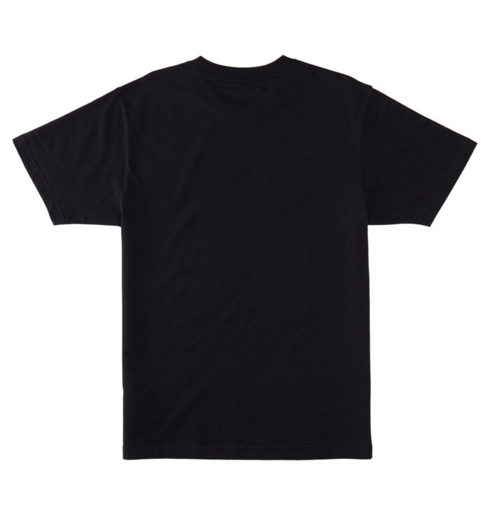 DC STAR T-SHIRT BLACK PEWTER - Image 2