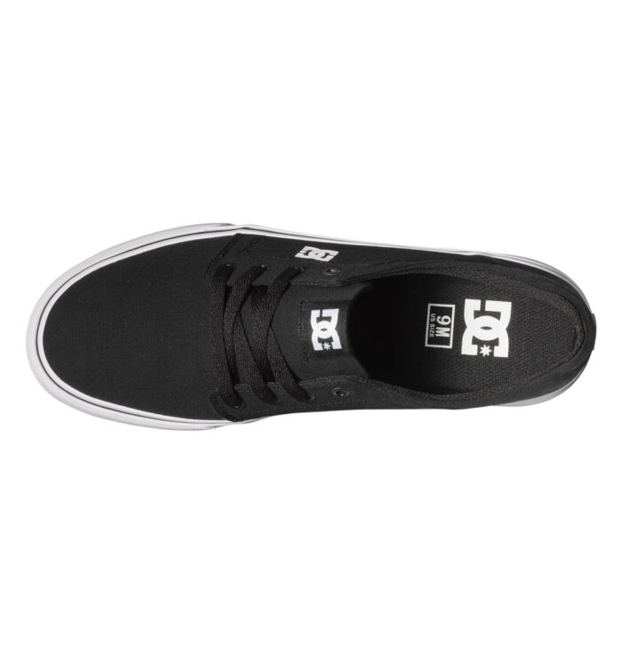 DC TRASE TX SHOES BLACK WHITE - Image 4