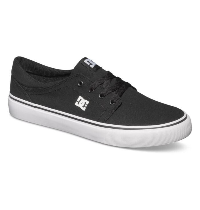 DC TRASE TX SHOES BLACK WHITE - Image 3