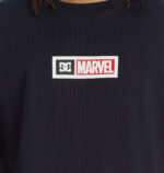 DC X MARVEL DEADPOOL MARVEL T-SHIRT BLACK - Image 5