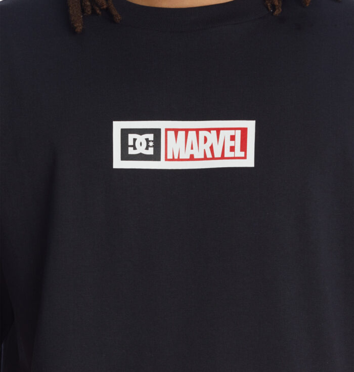 DC X MARVEL DEADPOOL MARVEL T-SHIRT BLACK - Image 5
