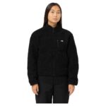 DICKIES MOUNT HOPE WOMEN ZIP FLEECE BLACK