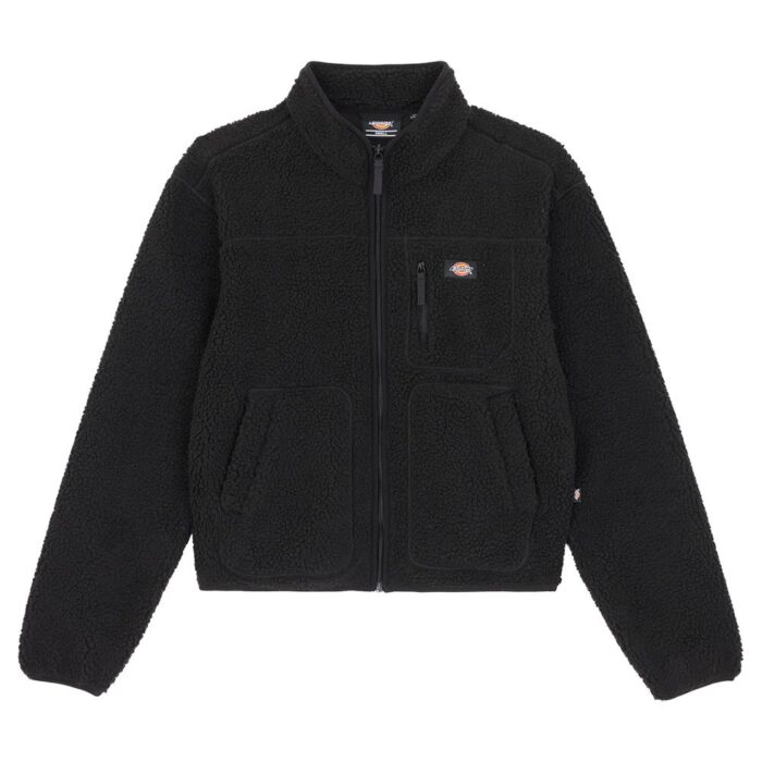 DICKIES MOUNT HOPE WOMEN ZIP FLEECE BLACK - Image 5