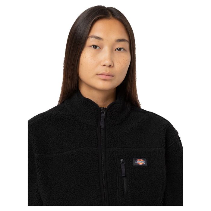DICKIES MOUNT HOPE WOMEN ZIP FLEECE BLACK - Image 3