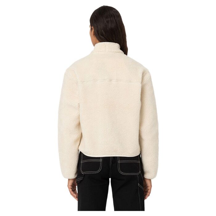 DICKIES MOUNT HOPE WOMEN ZIP FLEECE WHITECAP GREY - Image 2