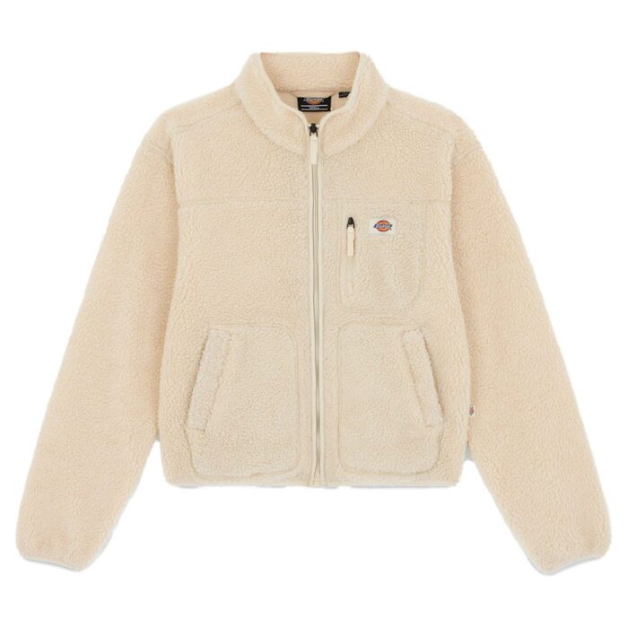 DICKIES MOUNT HOPE WOMEN ZIP FLEECE WHITECAP GREY - Image 6