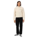 DICKIES MOUNT HOPE WOMEN ZIP FLEECE WHITECAP GREY - Image 5