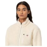 DICKIES MOUNT HOPE WOMEN ZIP FLEECE WHITECAP GREY - Image 3